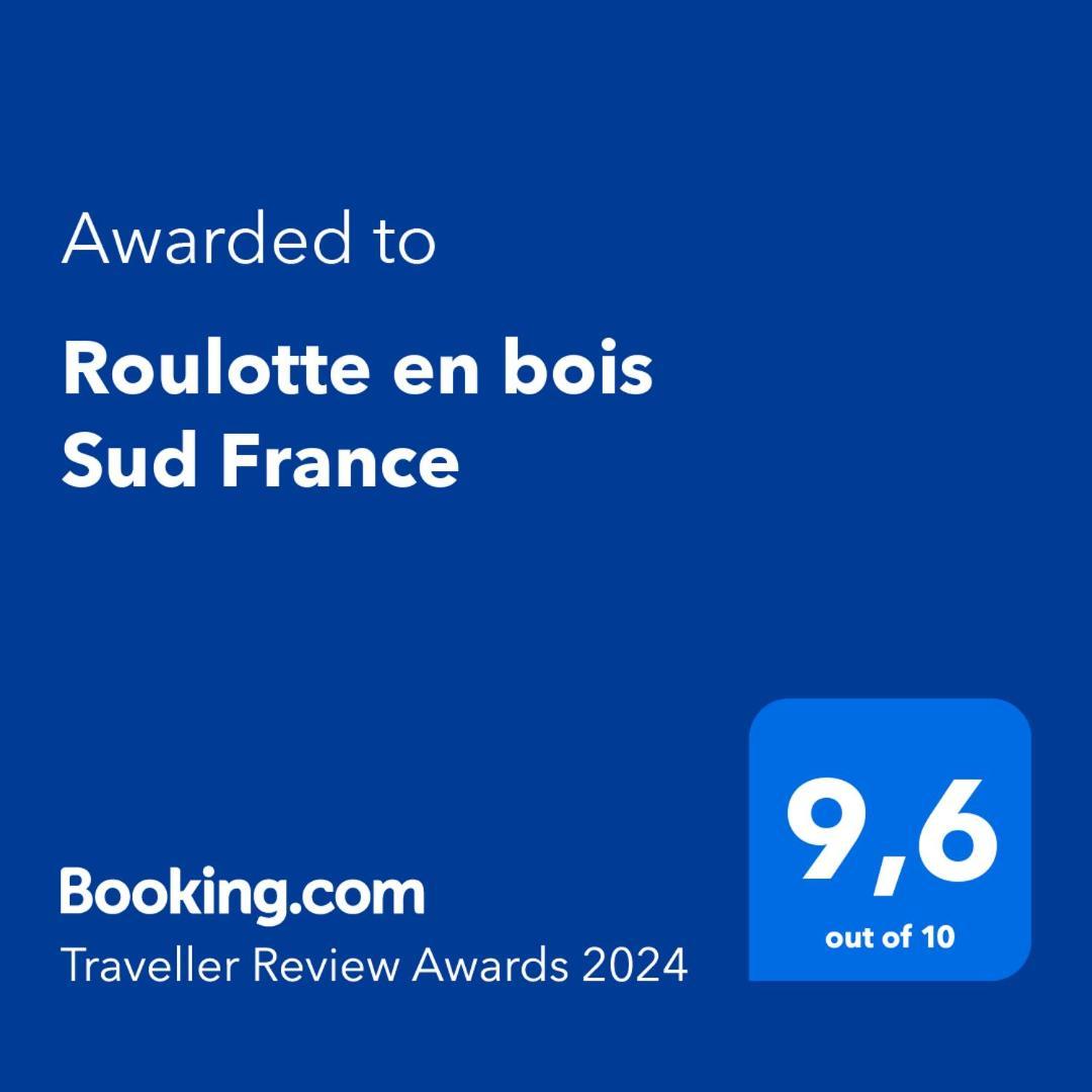 Roulotte En Bois Sud France Guest House Le Soler Exterior photo